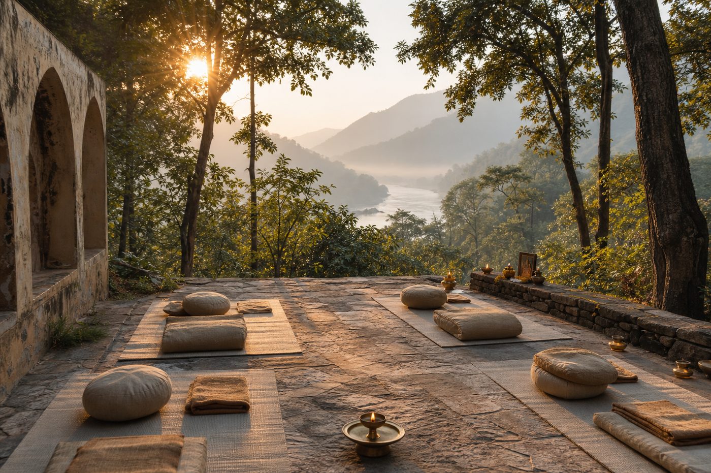 Meditation and Silence Experience in The Beatles's Way India Rishikesh journey