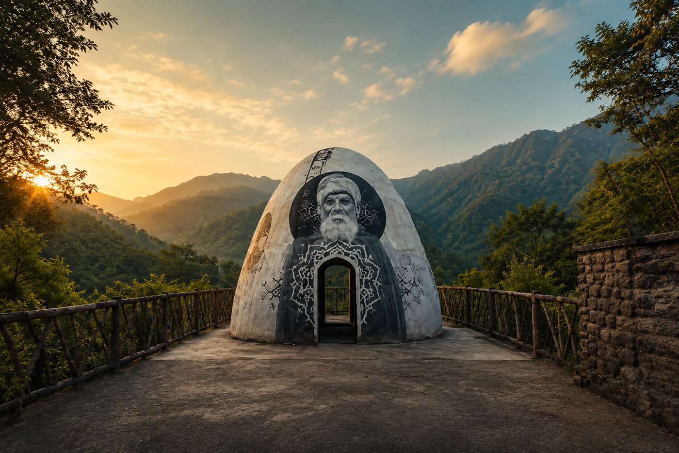 Chaurasi Kutia Walk in Rishikesh Beatles Ashram inspired journey